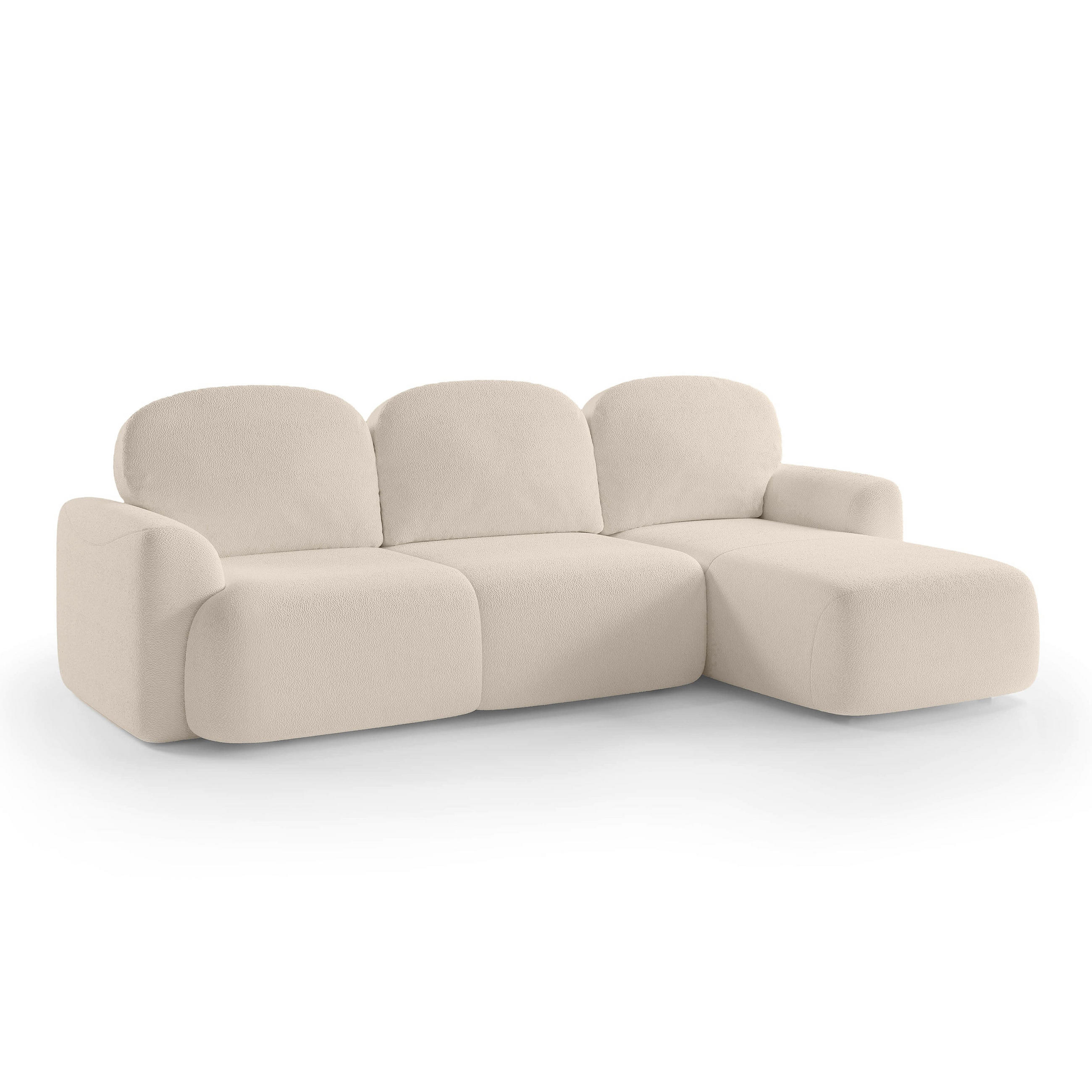 ECKSOFA Bulu Multicolor - Multicolor, Textil (260/95/163cm) - Pillovely