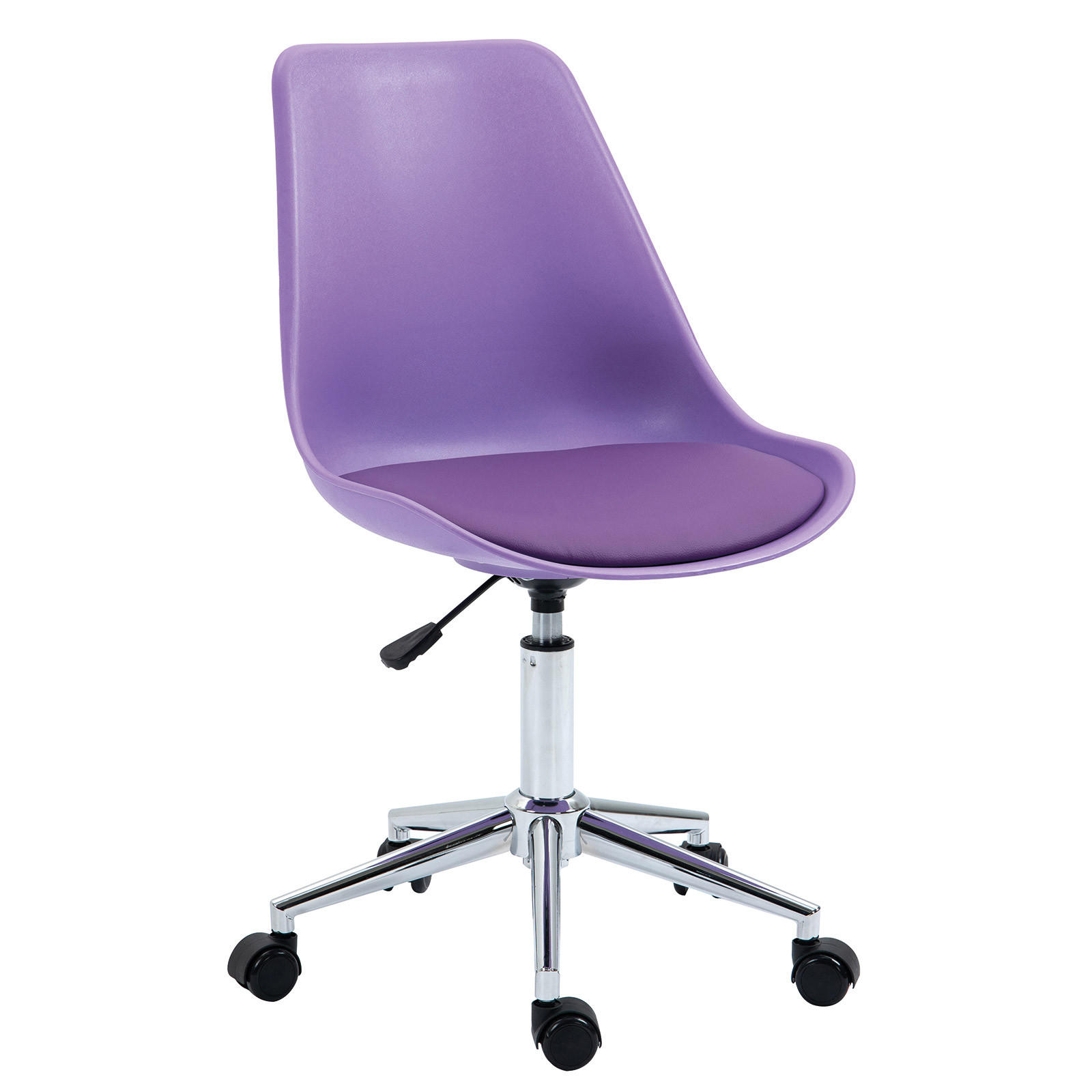 KINDERSCHREIBTISCHSTUHL EDDY Kunststoff Lila - Violett, Textil (47/96/54cm) - SVITA