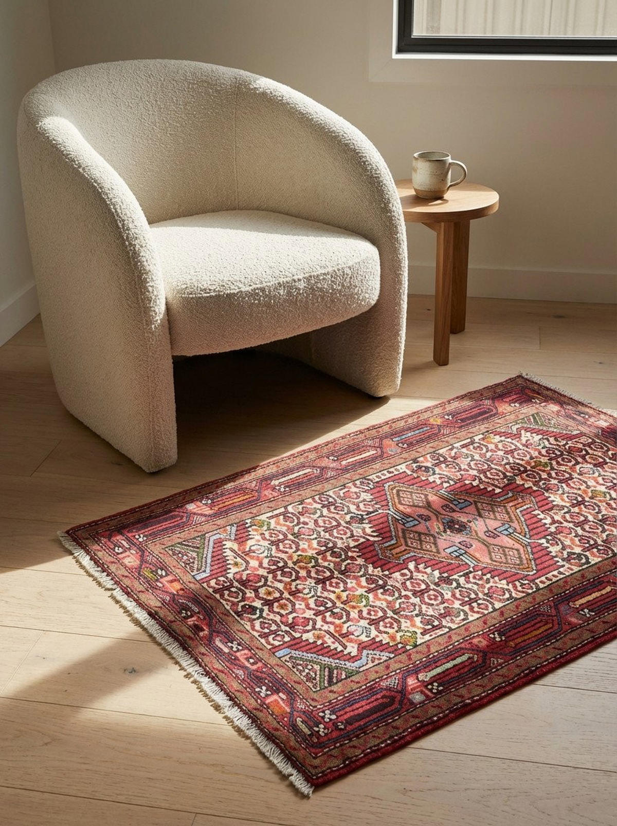 TEPPICH Assadabad Mehrfarbig 120/80 cm Schurwolle - Multicolor, Textil (80/120cm) - Looma
