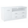 FERNSEHKOMMODE 1D2S Weiß 110/41/55 cm - Weiß, Holzwerkstoff (110/55/41cm) - Matkam Möbel