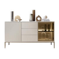 SIDEBOARD mit 3 Schubladen LINO Kaschmir - Kaschmir, Holzwerkstoff (154/83/39cm) - Compleo24