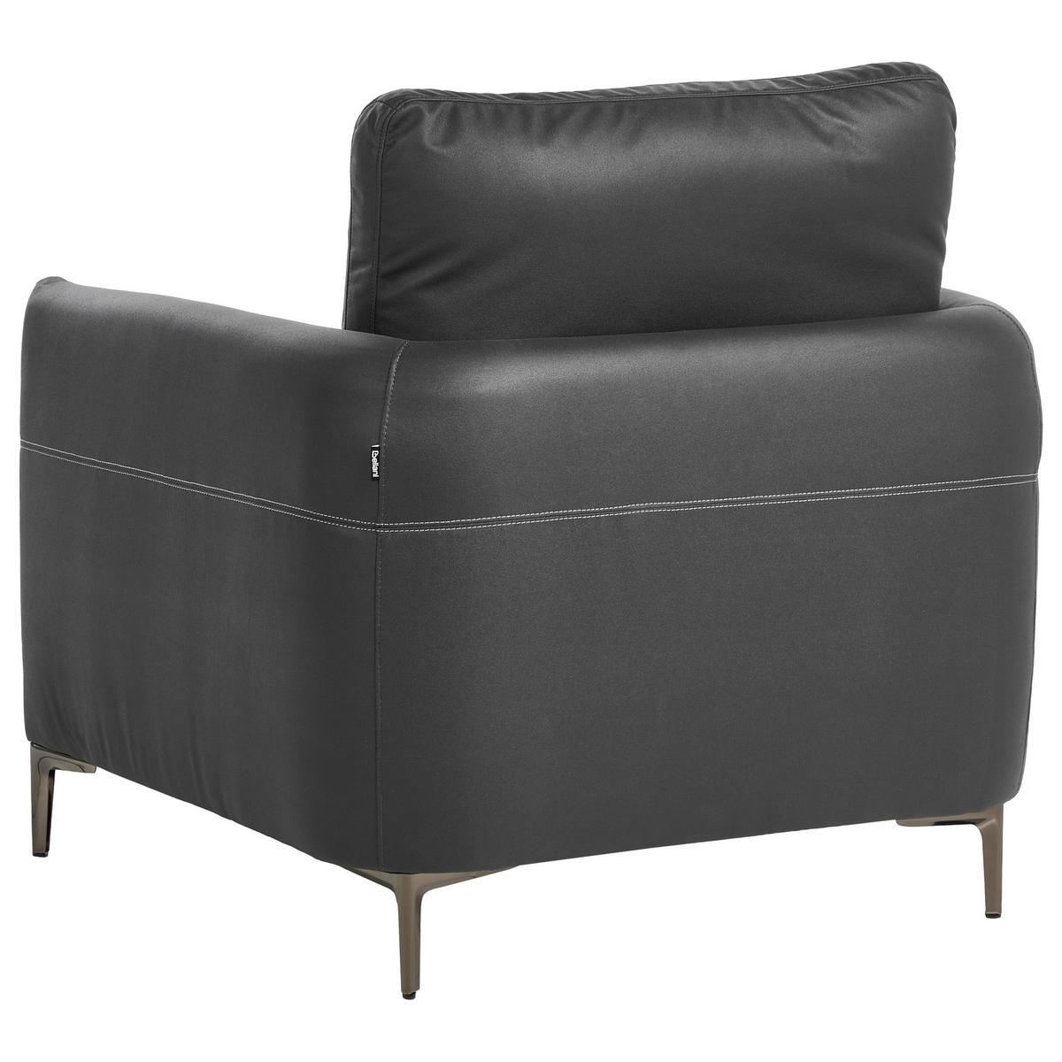 SOFA-SET 6-Sitzer Stoff Schwarz Cilens - Dunkelgrau/Schwarz, Textil (212/93/83cm) - Beliani