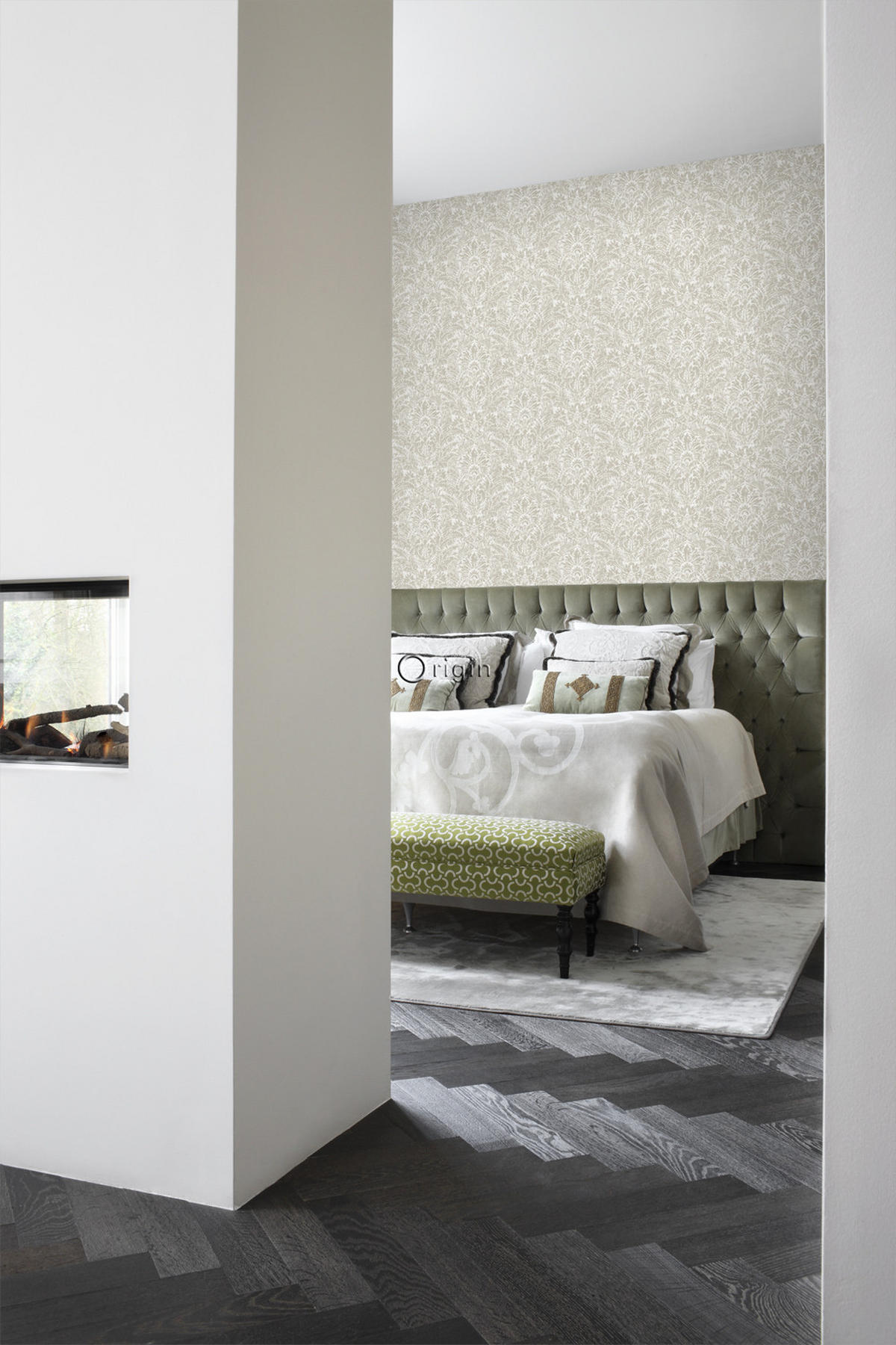 TAPETE Ornamente 53 cm x 10.05 m - Beige, Papier (53/1000cm) - Origin Wallcoverings