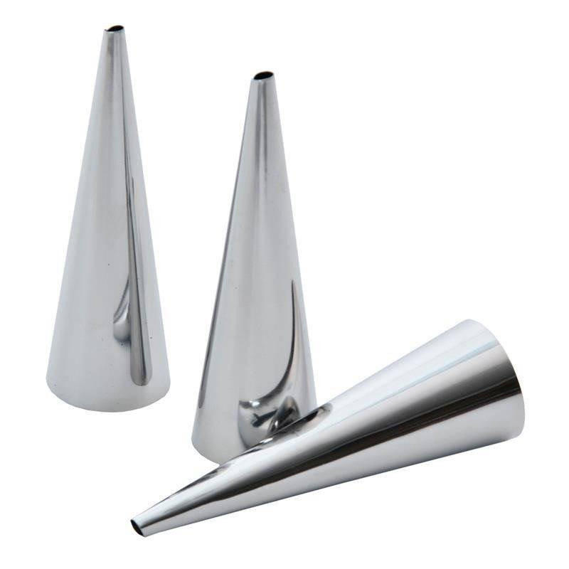 STAHLKEGELFORMEN 3 Stück. - Silberfarben, Metall (2.5/8.5/2.5cm) - Orion 