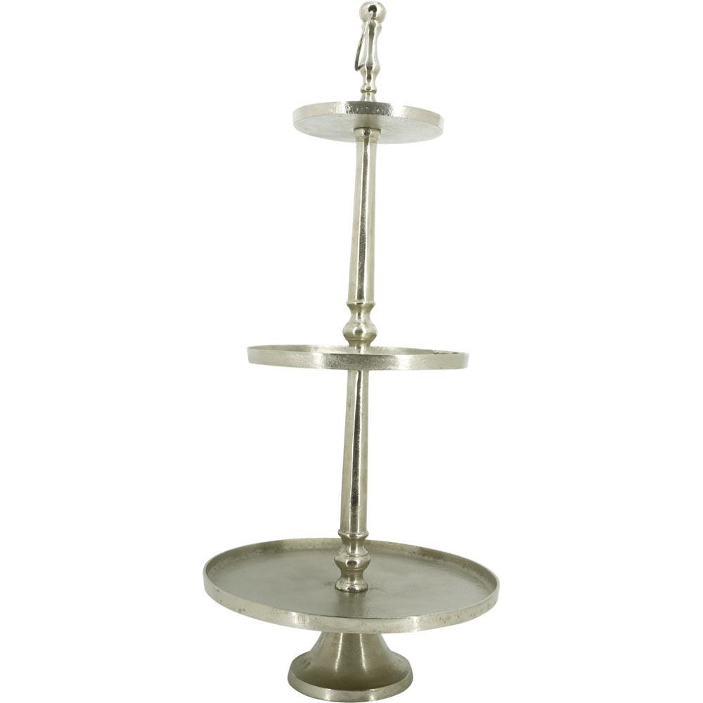 Lesli Living Etagere Silber 89 cm