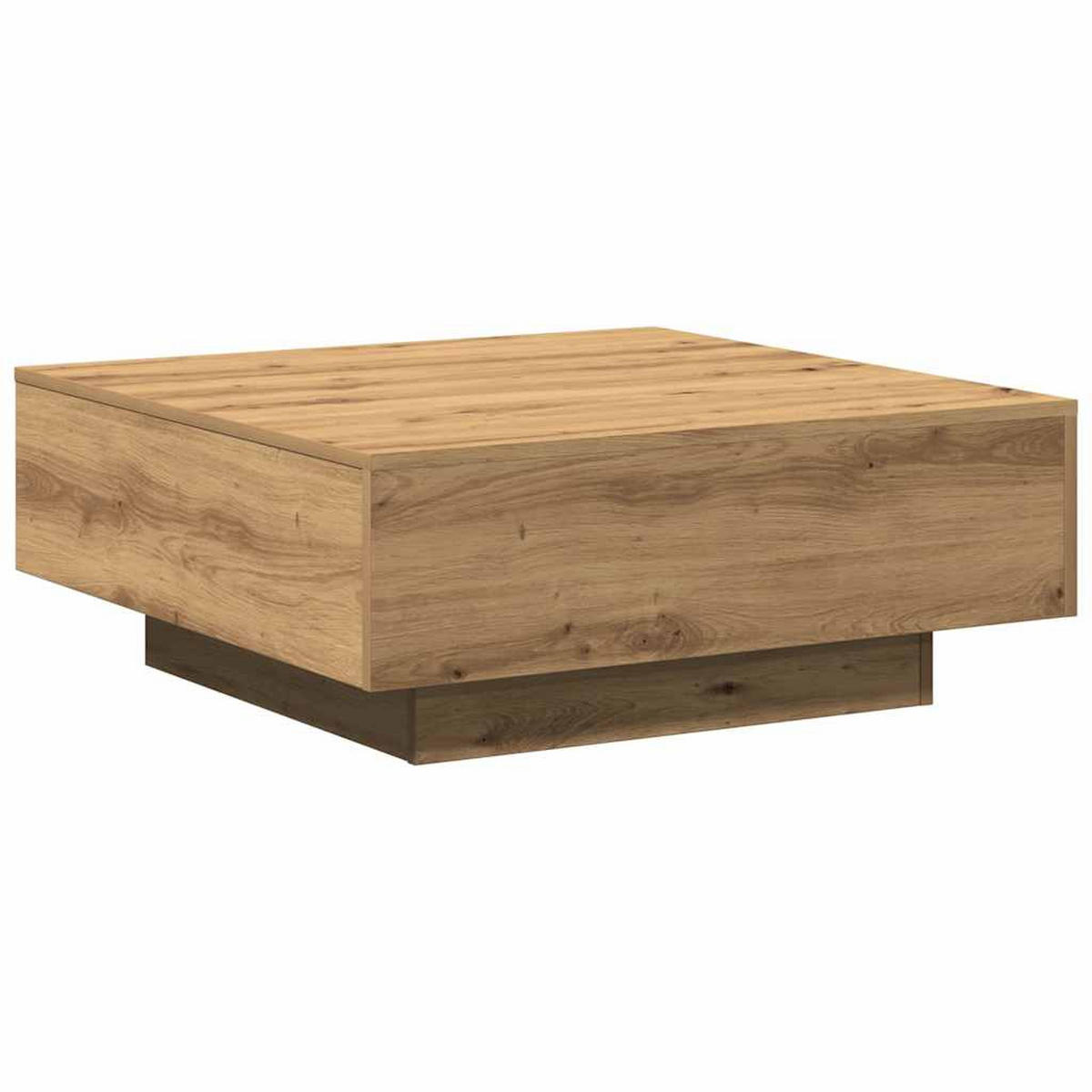 COUCHTISCH Artisan-Eiche 80/80/31 Cm - Braun, Holzwerkstoff (80/80/31cm) - vidaXL