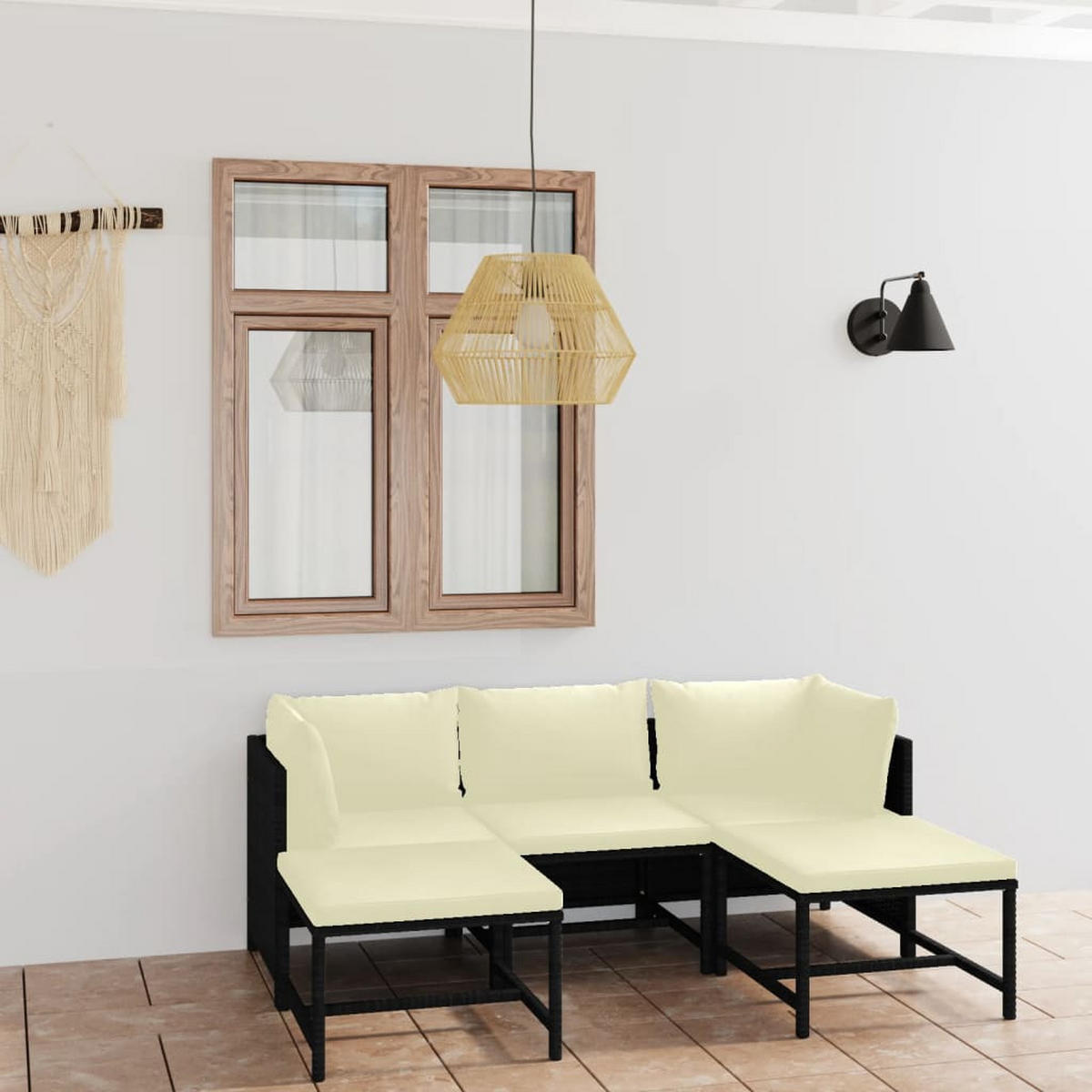 GARTENSET Reimers 5-teilig - Schwarz, Metall - Nettlife
