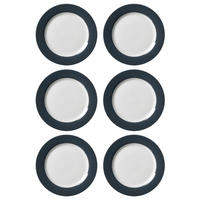 SPEISETELLER Doppio Anthrazit ø 27 cm 6er Set - Anthrazit, Keramik (27cm) - Ritzenhoff Breker