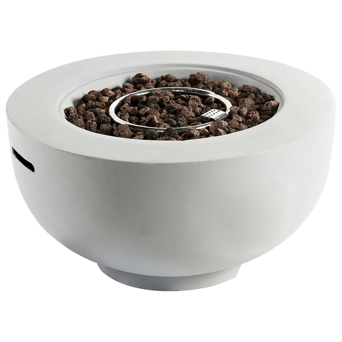 FEUERSTELLE Grau Daisetu - Grau, Stein (79/42/79cm) - Beliani