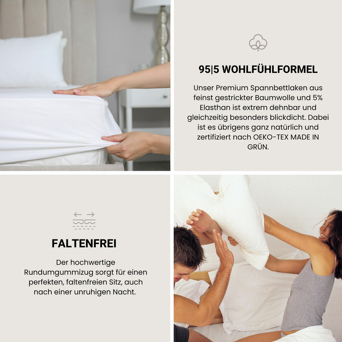 SPANNBETTLAKEN Flexi - 95/5 - 100 x 200 cm - Dunkelgrün - Dunkelgrün, Textil (100/200cm) - SCHIESSER