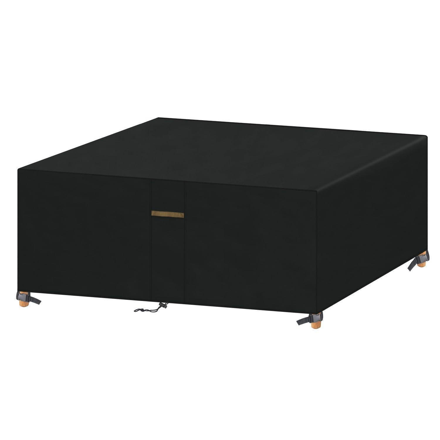 ABDECKUNG Gartenmöbel Rechteckig 170 x 140 x 71 cm - Schwarz, Kunststoff (1/1/1cm)