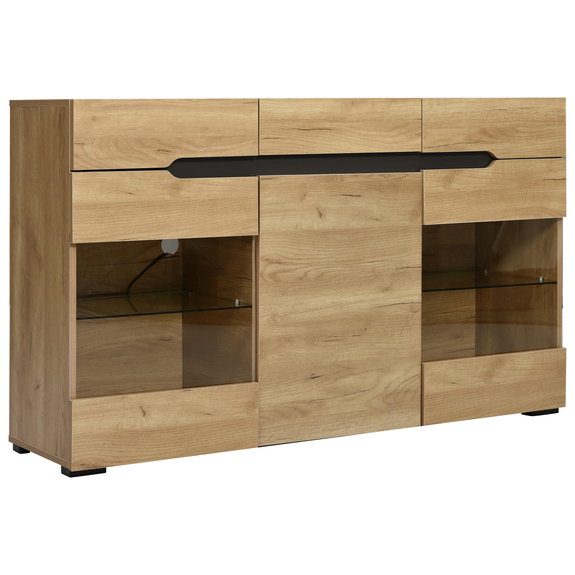 SIDEBOARD Braun 140/35/80 cm - Braun, Holzwerkstoff (35/80/140cm) - Urban Meuble