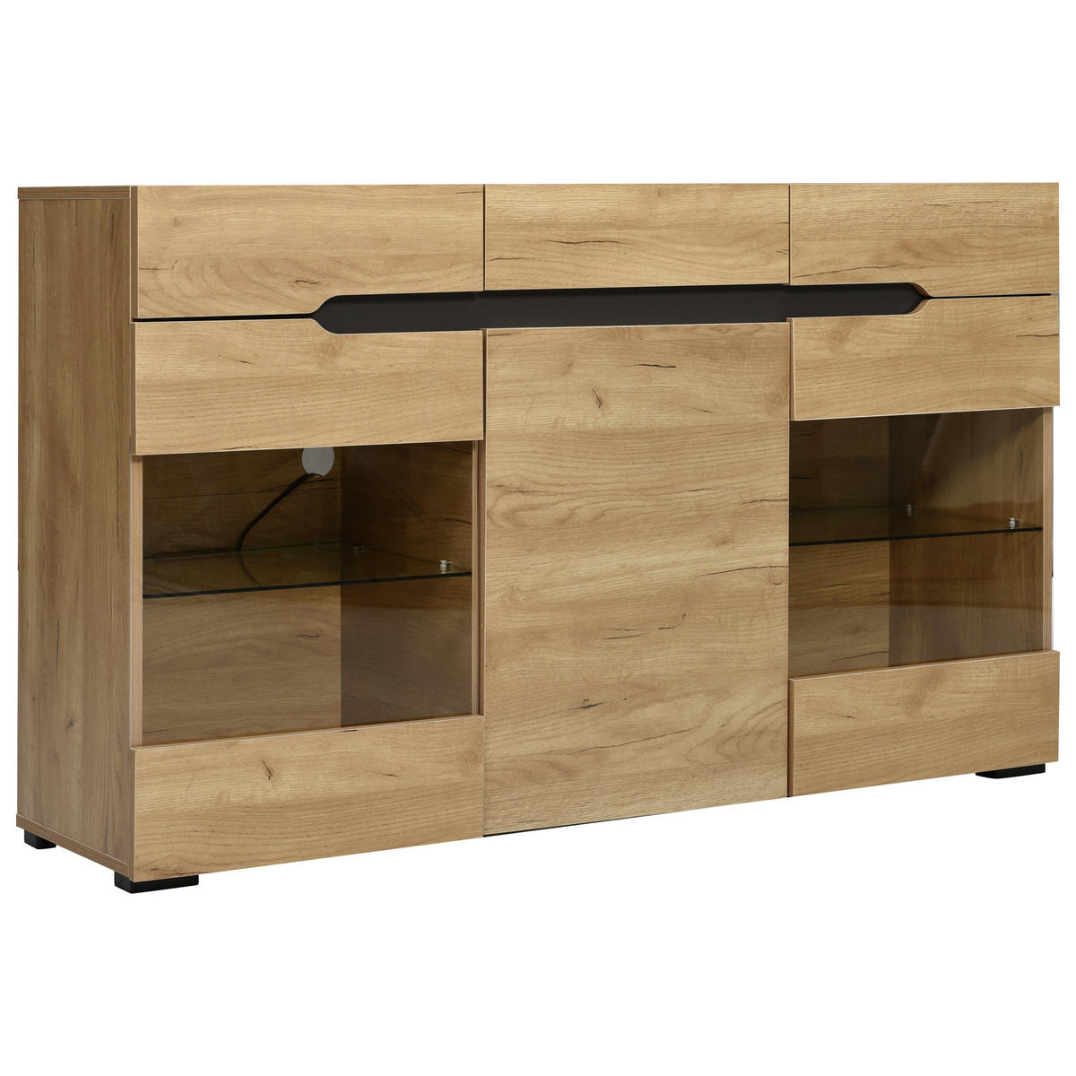 SIDEBOARD Braun 140/35/80 cm - Braun, Holzwerkstoff (35/80/140cm) - Urban Meuble
