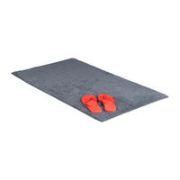 BADTEPPICH - Anthrazit, Textil (100/60cm) - Relaxdays