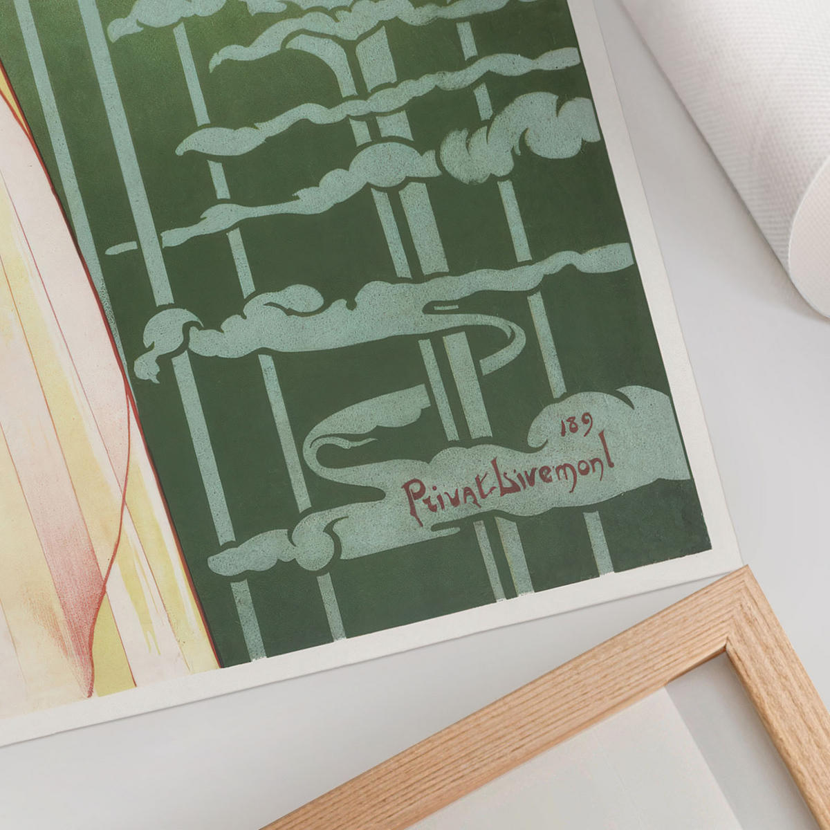 POSTER - 42x59 cm - Privat Livemont - Absinth Robette - Grün, Textil (42/59/0.1cm) - TULUP
