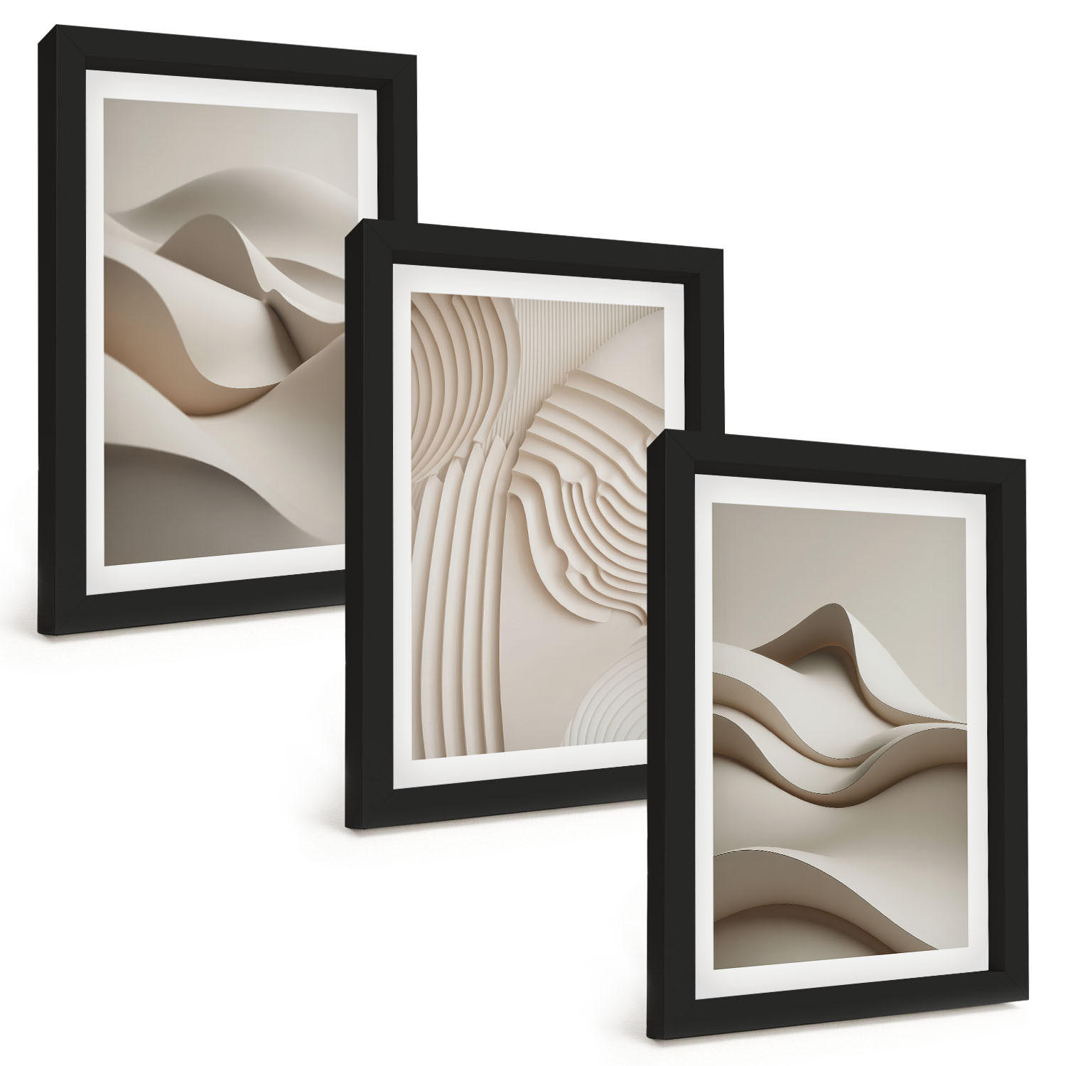 Tulup Bilder Schwarz 20x30 cm
