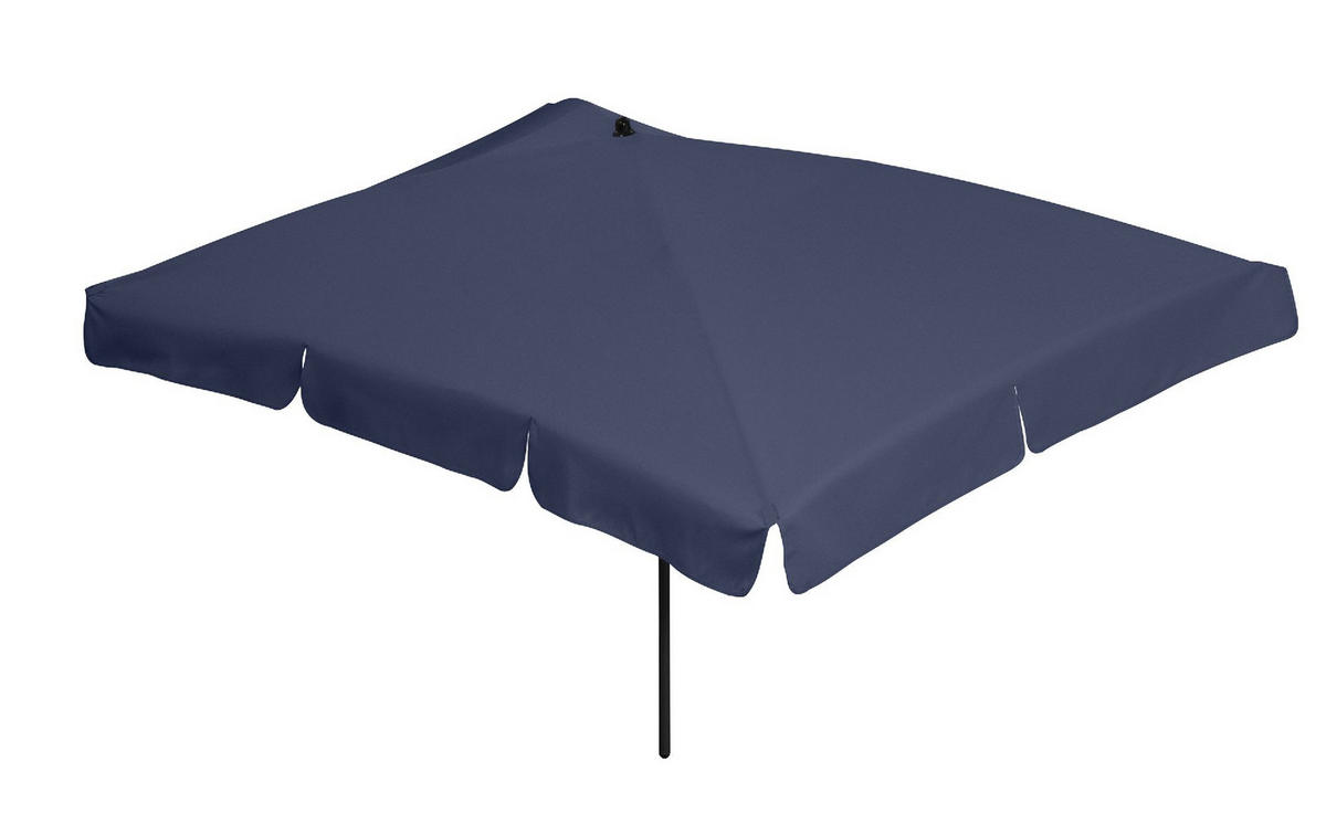 SONNENSCHIRM 122/200/126 cm - Dunkelblau, Kunststoff (200/122cm) - FARE