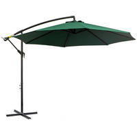 SONNENSCHIRM, Stahl, Polyester, Grün - Grün, Metall (2.5/2.95cm) - Outsunny