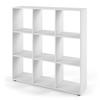 RAUMTEILER Nove Weiß 104 x 108 cm - Weiß, Holzwerkstoff (104/108/29cm) - Vicco
