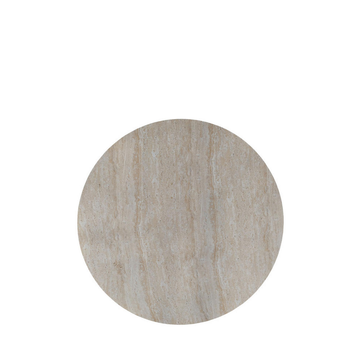 ESSTISCH - Travertin - Beige - Beige, Stein (110/110/75cm) - Drawer