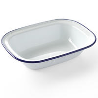 SCHÜSSEL 3444117 - Weiß, Keramik (10cm) - Hendi