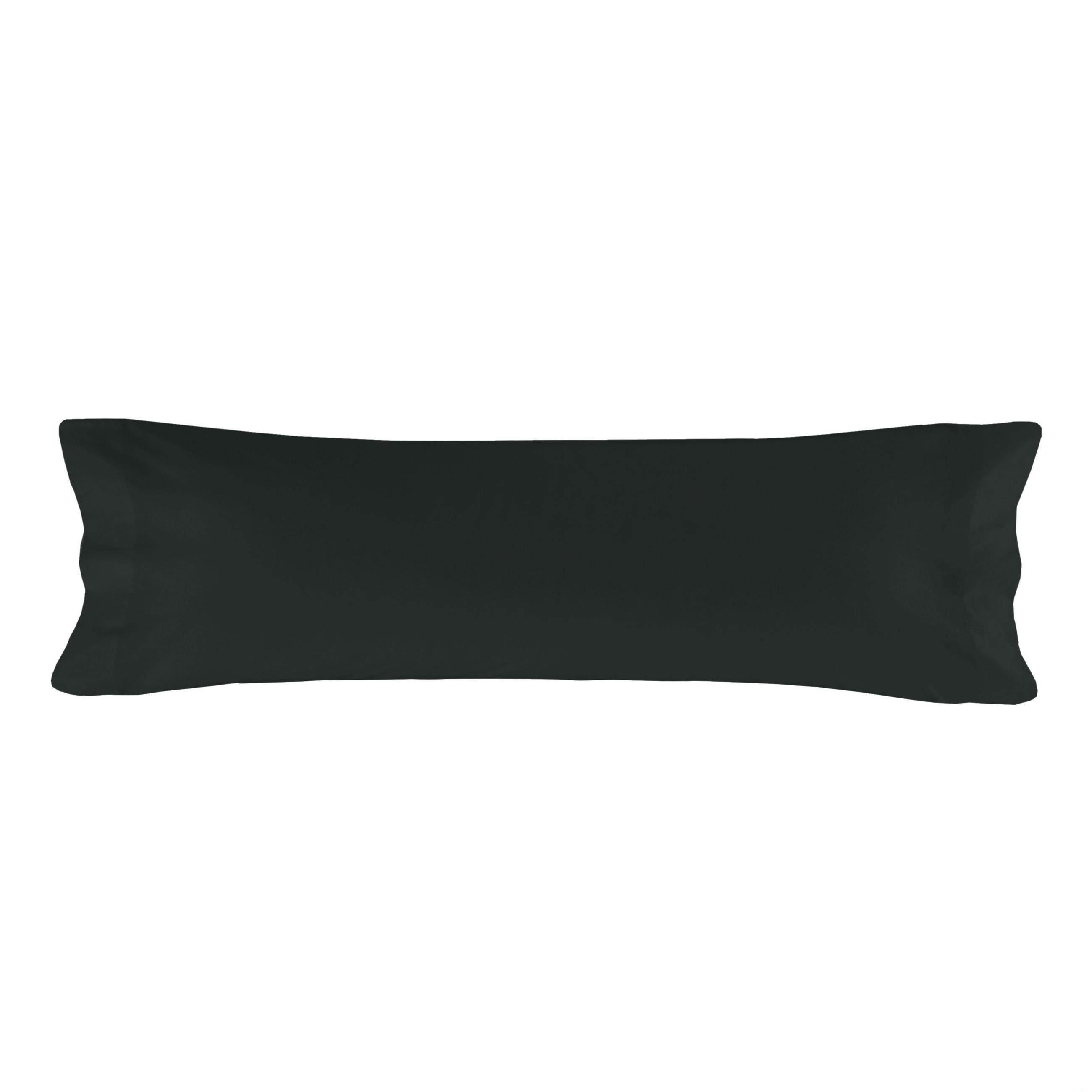 KISSENBEZUG basic 45x125 cm schwarz - Schwarz, Textil (45/125cm) - Happy Friday