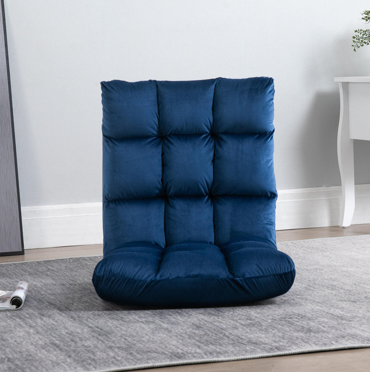 BODENSTUHL 3-in-1 verstellbar 55 x 71 x 53,5 cm Polyester Blue - Blau, Kunststoff (71/53.5/55cm) - Beauniv