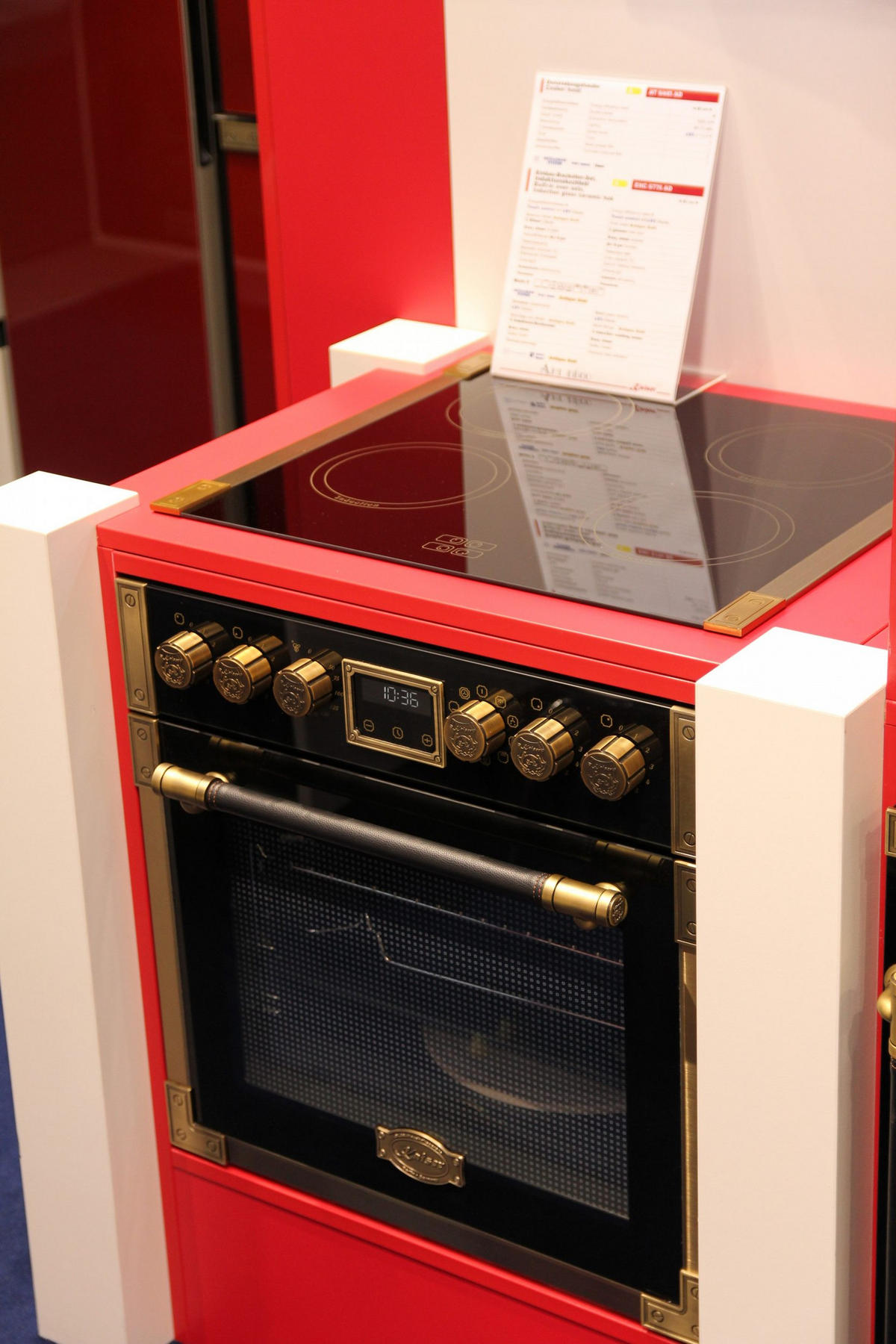 EINBAU-BACKOFEN mit Induktionskochfeld EHC 6776 I AD, Schwarz, 60 cm - Schwarz, Metall (59.5/59.5/56cm) - Kaiser