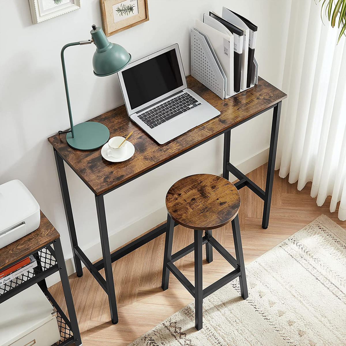 BARHOCKER 4ER-SET - Braun, Holzwerkstoff (32/65/32cm) - Hansiro
