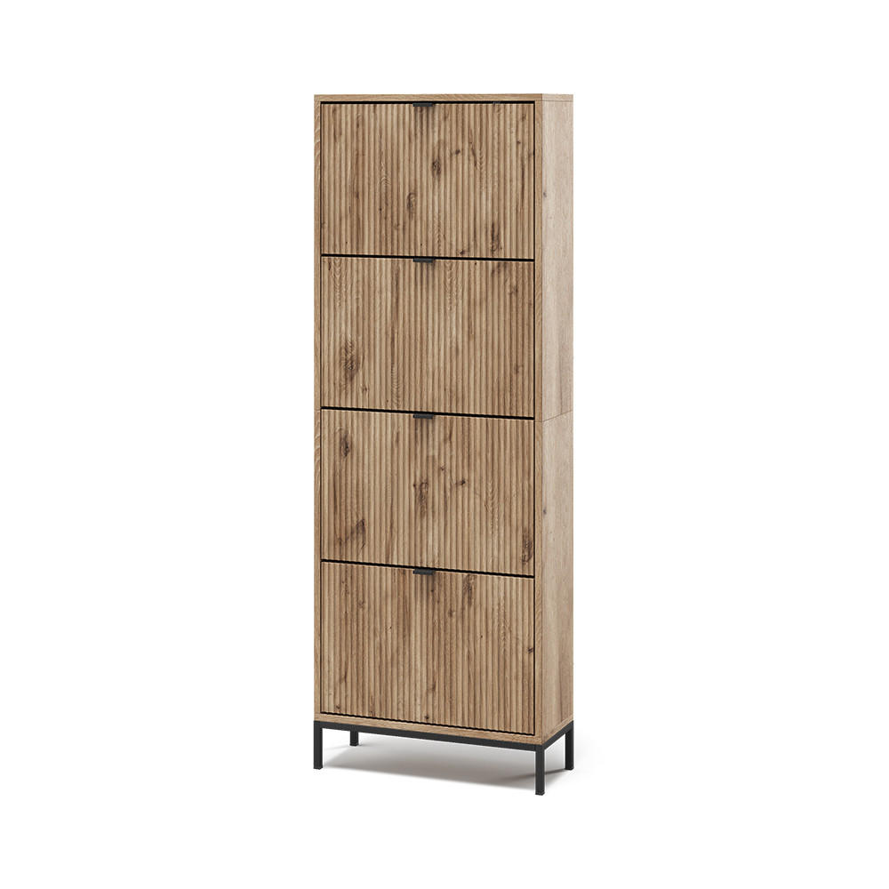 Vicco BOTNÍK NA BOTY Eliza Dub Viking 60 x 168 cm se 4 sklopnými zásuvkami