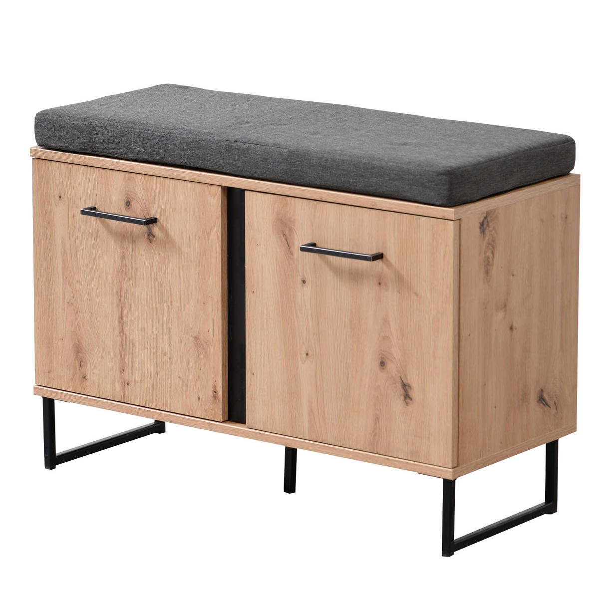 GARDEROBE 5-teilig in 70,5/1094,5/35 cm - Braun, Holz (240/195/35cm) - Homestyle4u