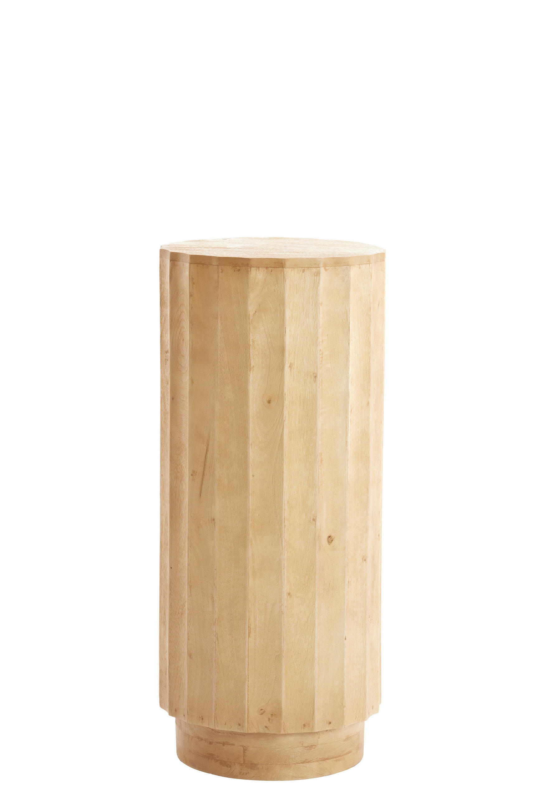 BLUMENSÄULE Ellena Braun 35/35/80 cm - Braun, Holz (35/35/80cm) - Light & Living