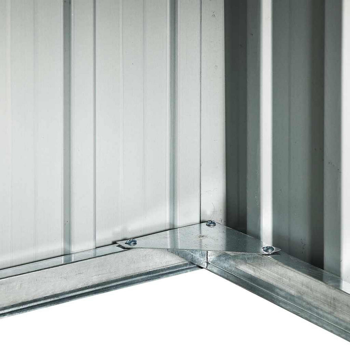 RASENMÄHER Garage 92/97/63 Cm Verzinkter Stahl Grau - Grau, Metall (92/63/97cm) - vidaXL