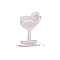 NEON Light Cocktail 2/21/30 cm - Multicolor, Kunststoff (2/21/30cm) - Leitmotiv