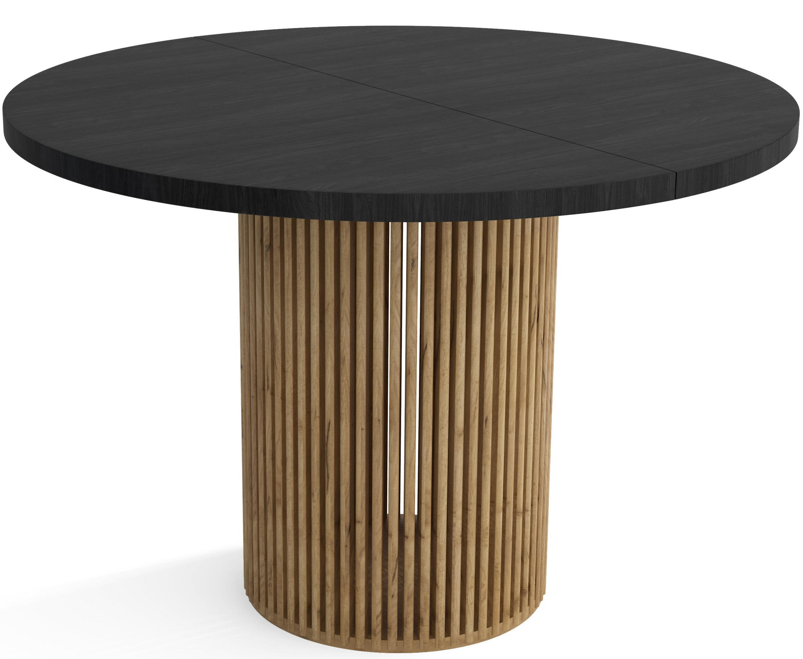 TISCH Schwarz DIEGO Ausziehbar - Goldfarben/Schwarz, Holzwerkstoff (120/48/77cm) - Sepro Meble