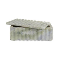 SCHALE Metde 22/13/8 cm - Grün, Naturmaterialien (8cm) - Present Time