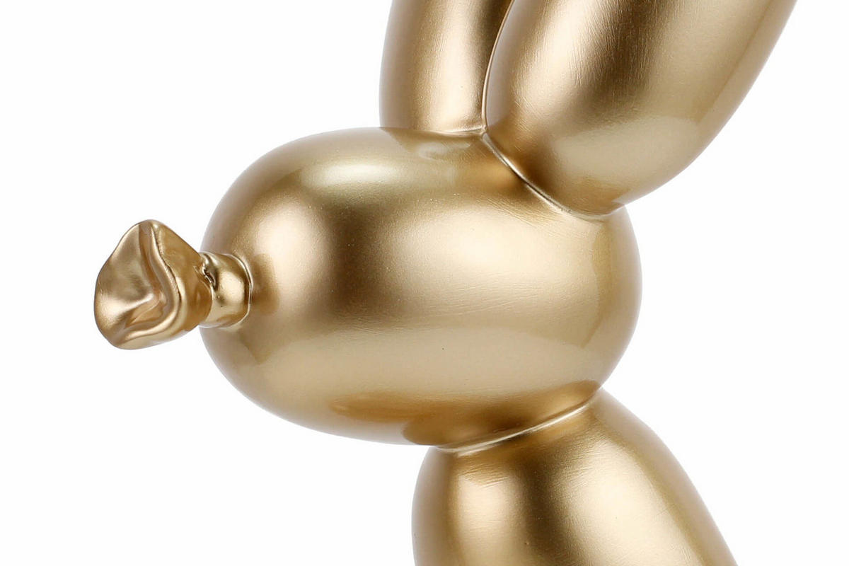 SKULPTUR Gold 18/32 cm - Goldfarben, Stein (0.85/32/11cm) - KUNSTLOFT