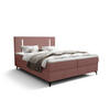 BOXBETT ONO mit Matratze H3, Bonell und Topper 180x200 CURIO 63 - Pink, Textil (180/200cm) - Bedante
