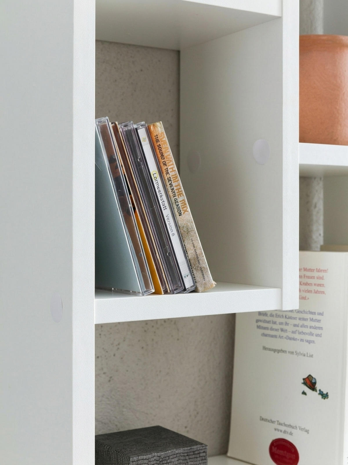 WANDREGAL ITTER Spanplatte Freischwebend Modern, Weiß 36x15x90 cm - Weiß, Holz (36/90/15cm) - KADIMA DESIGN