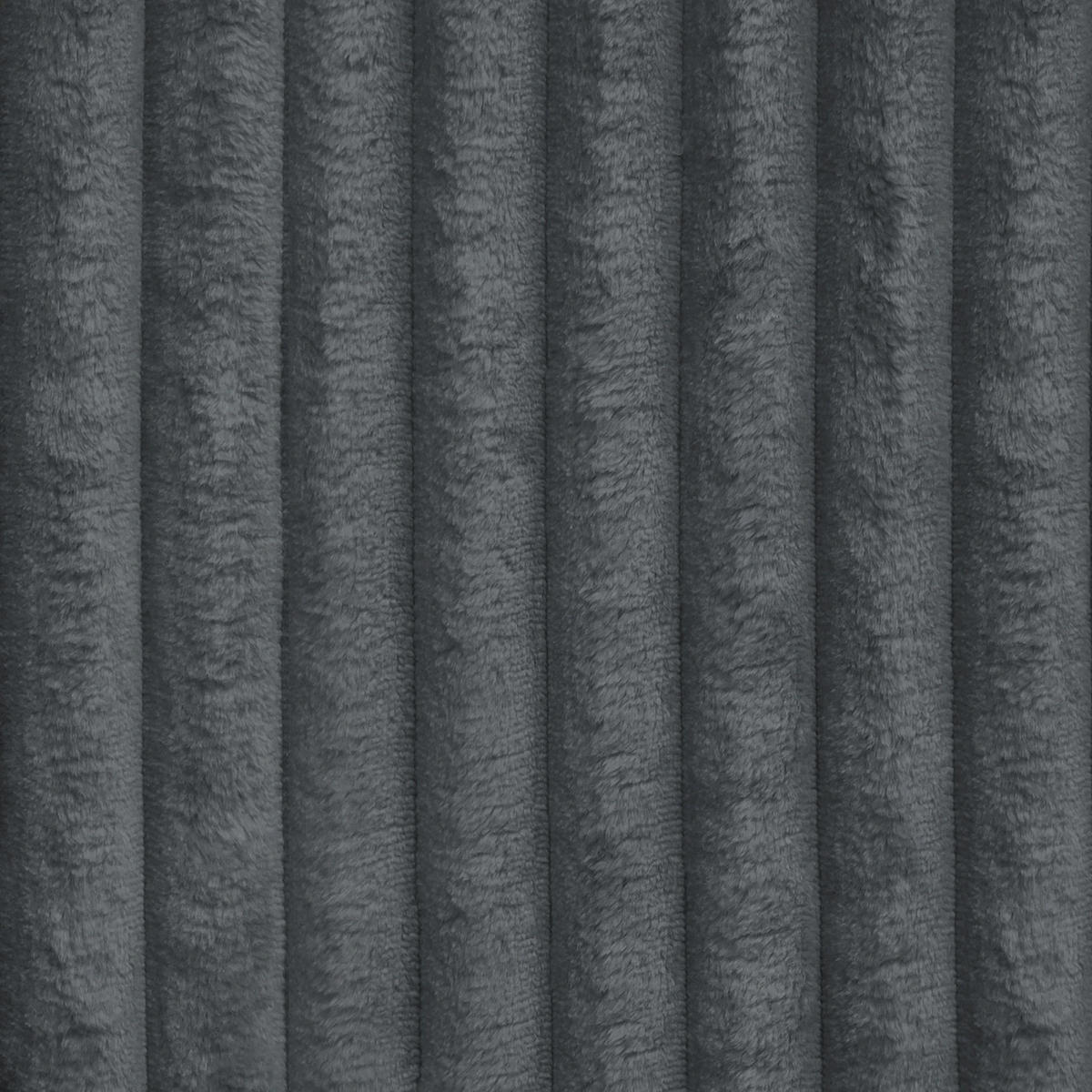 ECKSOFA Luna L rechts Grau aus Cord - Grau, Textil (271/195cm) - KS Home Concept