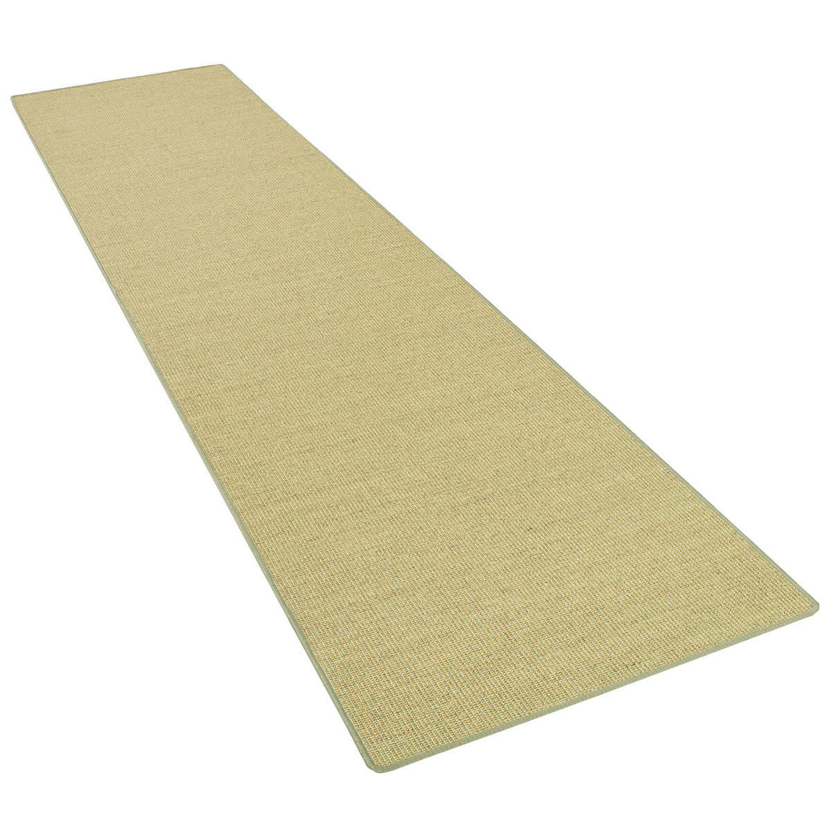 SISAL NATUR LÄUFER TEPPICH - Grün, Textil (80/200cm) - Snapstyle
