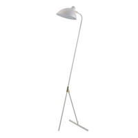STEHLEUCHTE Weiß - Weiß, Metall (129.5/38.1/129.5cm) - Teamson Home