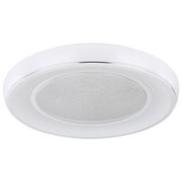 LED DECKENLEUCHTE Metall Weiß Opal - Weiß, Metall (66/66/9cm) - Globo Lighting