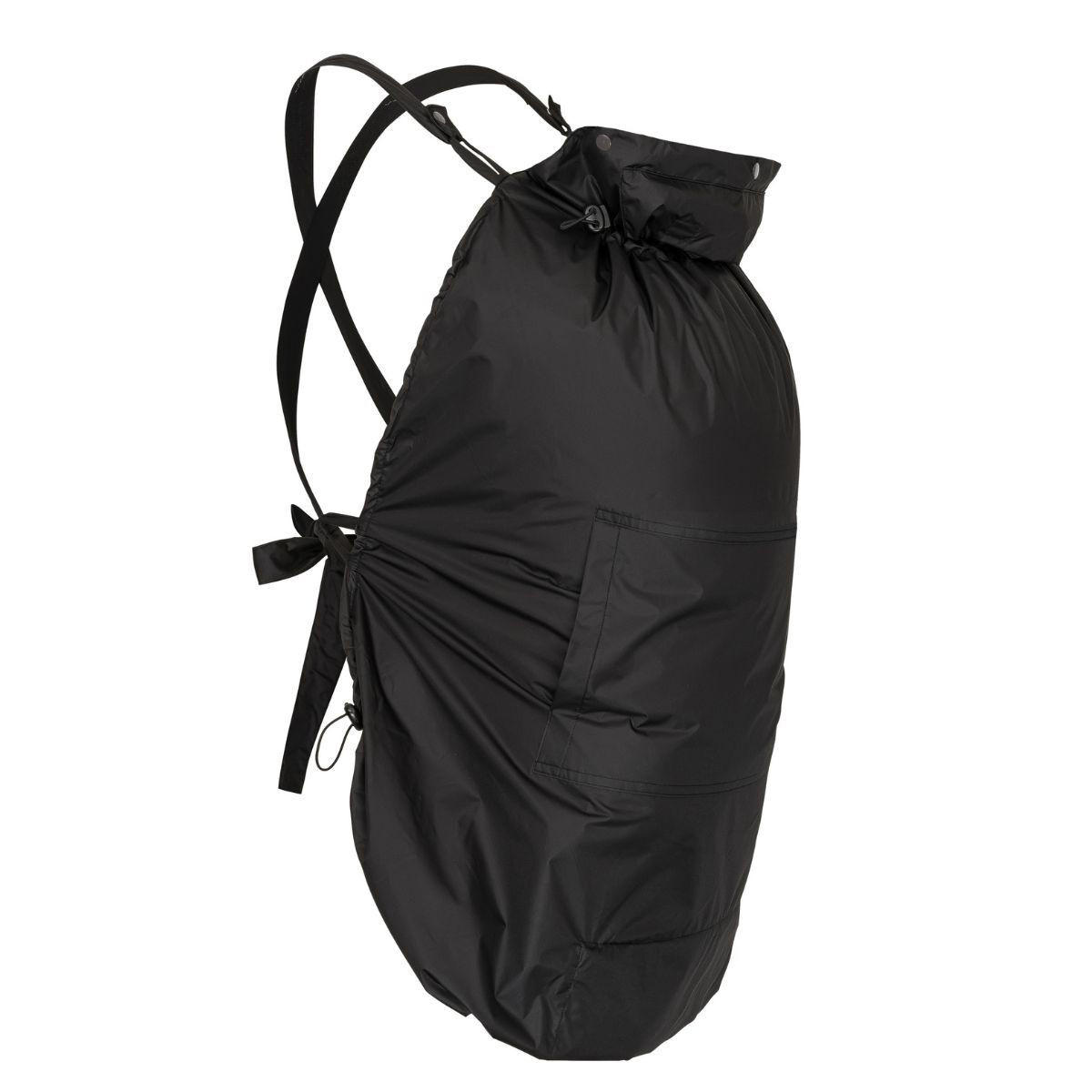 TRAGECOVER Regencover für Babytragen und Tragetücher - Schwarz, Textil (1/0.5/30cm) - Hoppediz