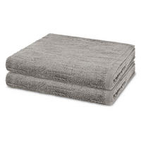 DUSCHTUCH Premium 2er-Set - Grau, Textil (70/140cm) - Ross