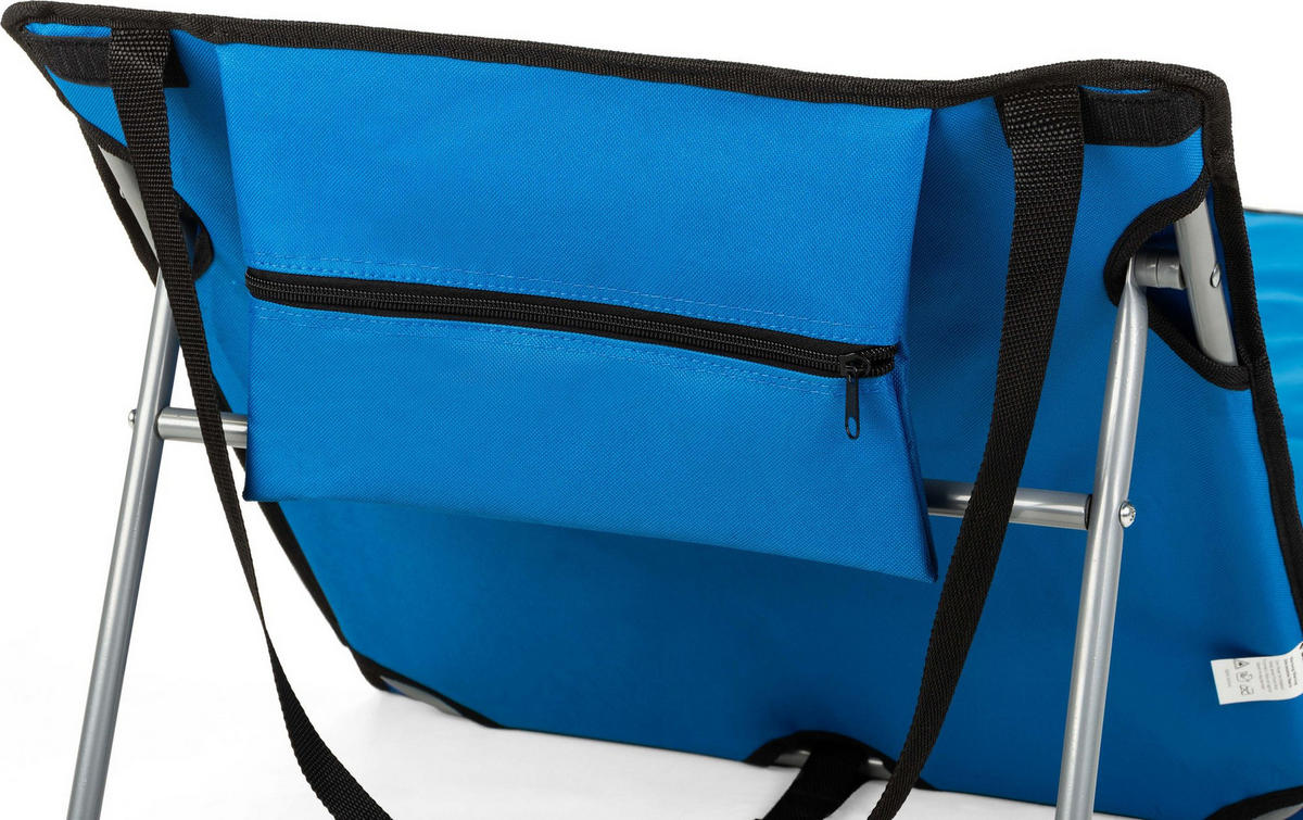 STRANDMATTE 150/49 cm - Blau, Textil (49/0.5/150cm) - Outtec