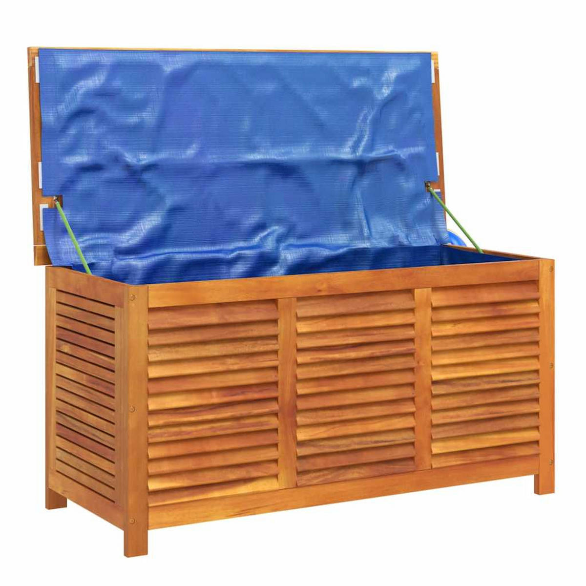 GARTENBOX Mit Lüftungsschlitzen 113/50/56 Cm Massivholz Akazie - Braun, Holz (50/56/113cm) - vidaXL