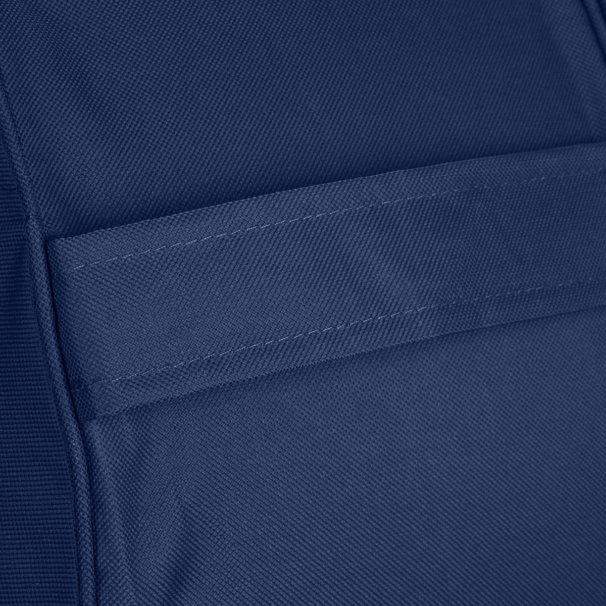 AUFBLASBARER Hocker - Dunkelblau, Kunststoff/Textil (56/26/56cm) - Relaxdays