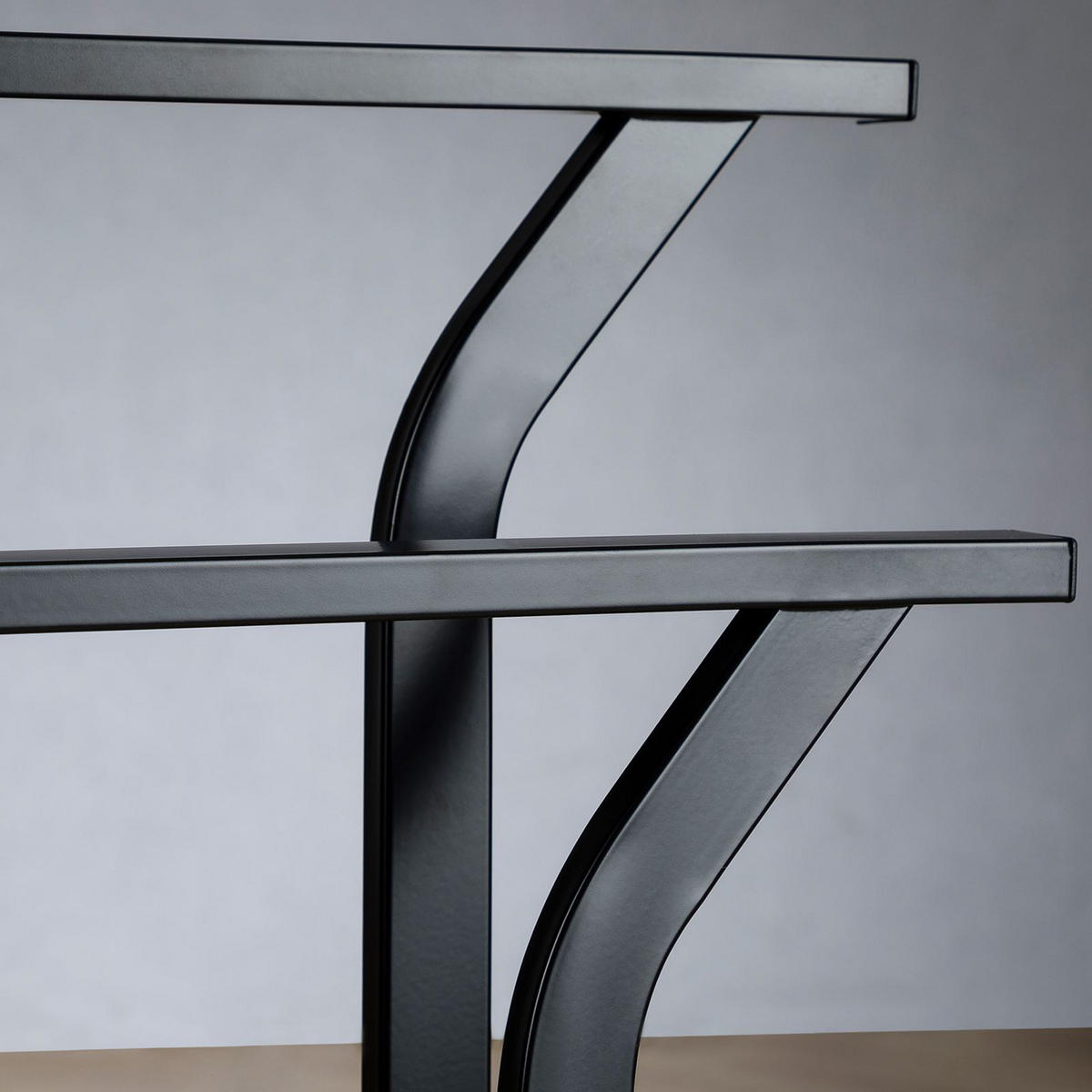 HANDTUCHHALTER LEVIO - Schwarz, Metall (40/84/20cm) - IDIMEX