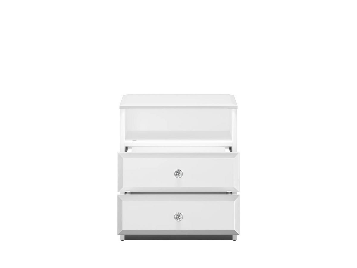 NACHTTISCH – 45 cm – Glamour – Eichefarben – Höhe 68 cm – NS-006 - Eichefarben, Holzwerkstoff (45/68/34cm) - hi-markt